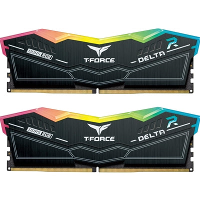TEAMGROUP T-Force RGB FF3D564G6000HC38ADC01 64GB (2x32GB) System Memory, 6000MHz, DDR5 Kit, Black TEAMGROUP T-Force RGB FF3D564G6000HC38ADC01 64GB (2x32GB) System Memory, 6000MHz, DDR5 Kit, Black